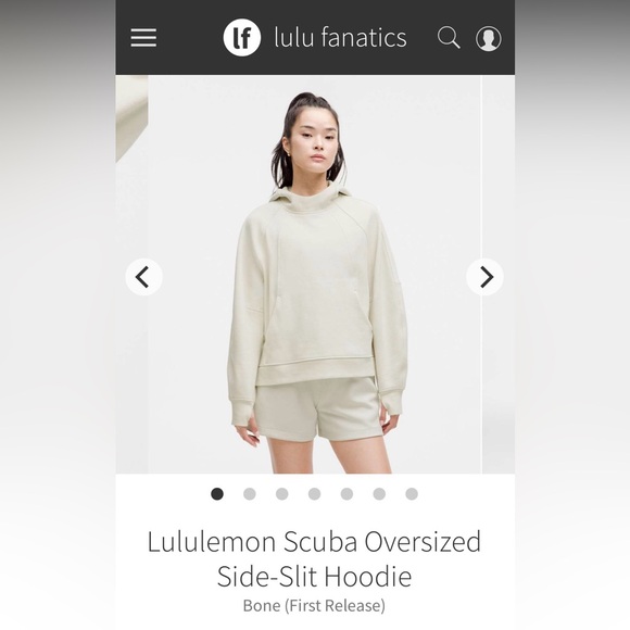 lululemon athletica Tops - Lululemon Athletica Bone Hoodie